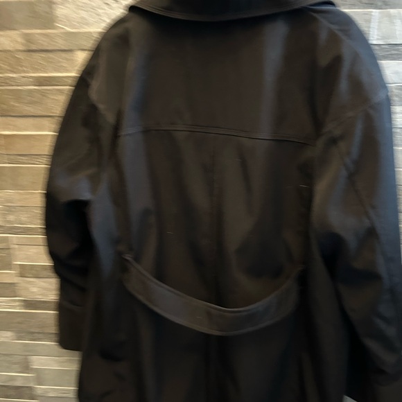 Jones New York Women's Black Trench Coat - Picture 2 of 5